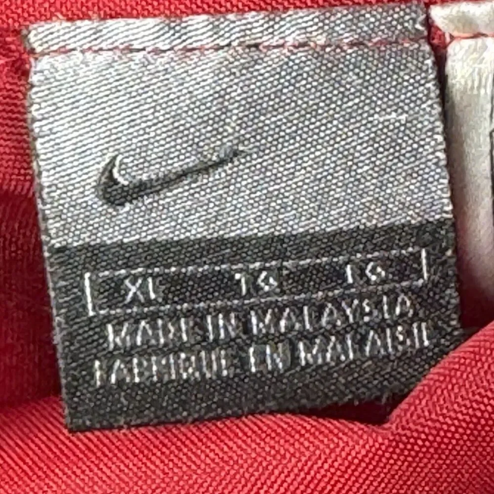 Mens Nike Sportswear Reversible Hood Coat Jacket Nylon Fleece‎ Red Size XL F1SID